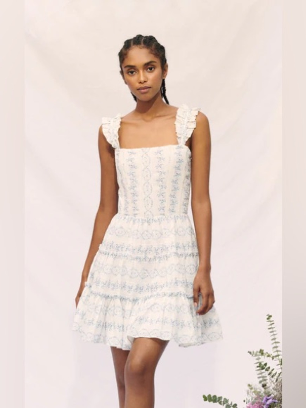 Saylor Jaime dress in Parisian blue